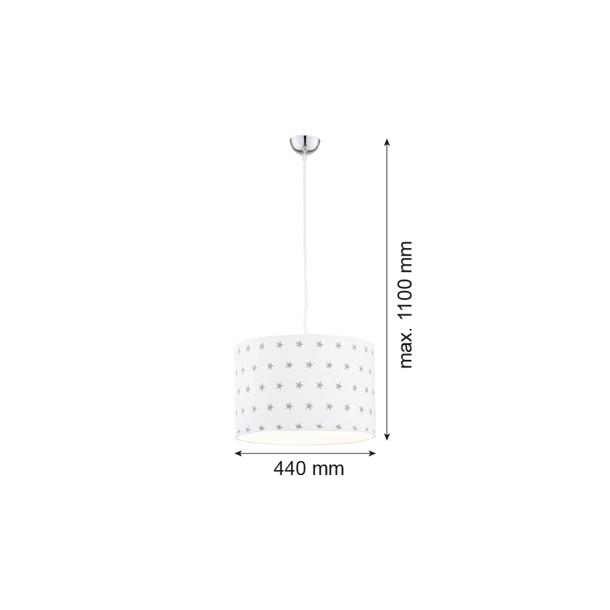 Argon 4133 - Luster na sajli MAGIC 1xE27/15W/230V bijela