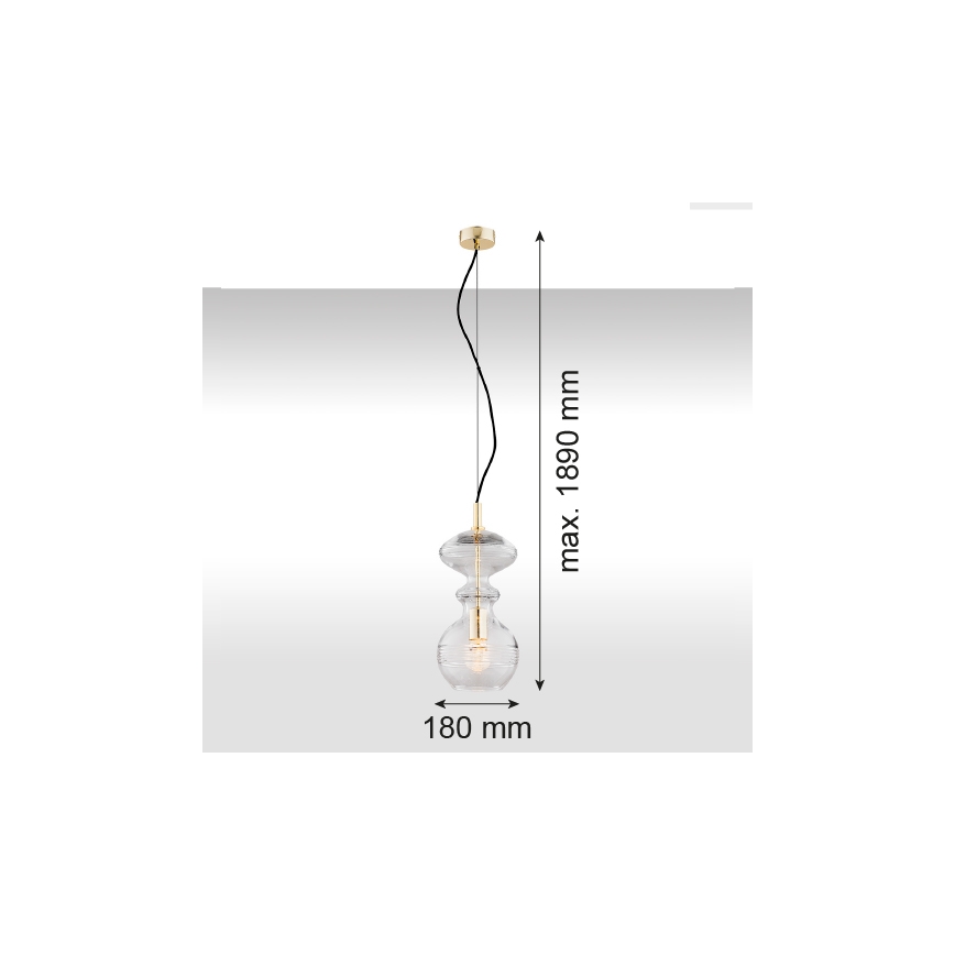 Argon 4203 - Luster na sajli BILBAO 1xE27/15W/230V