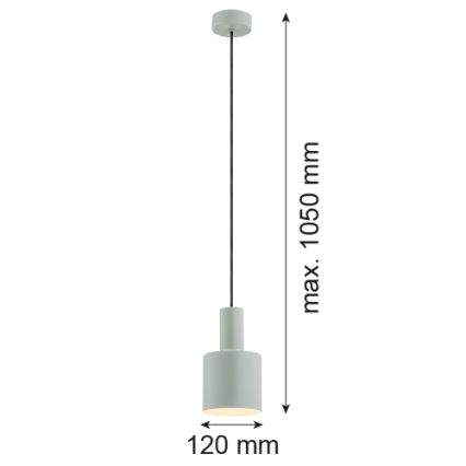 Argon 4217 - Luster na sajli SINES 1xE27/15W/230V pr. 12 cm zelena