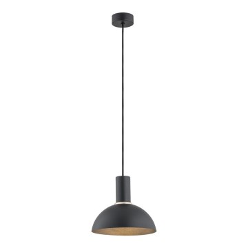 Argon 4222 - Luster na užetu SINES 1xE27/15W/230V promjer 28 cm crna