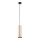 Argon 4246 - Luster na sajli LINEA 1xE27/15W/230V mesing/crna