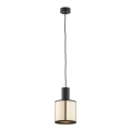 Argon 4248 - Luster na sajli HERMAN 1xE27/15W/230V mesing/crna