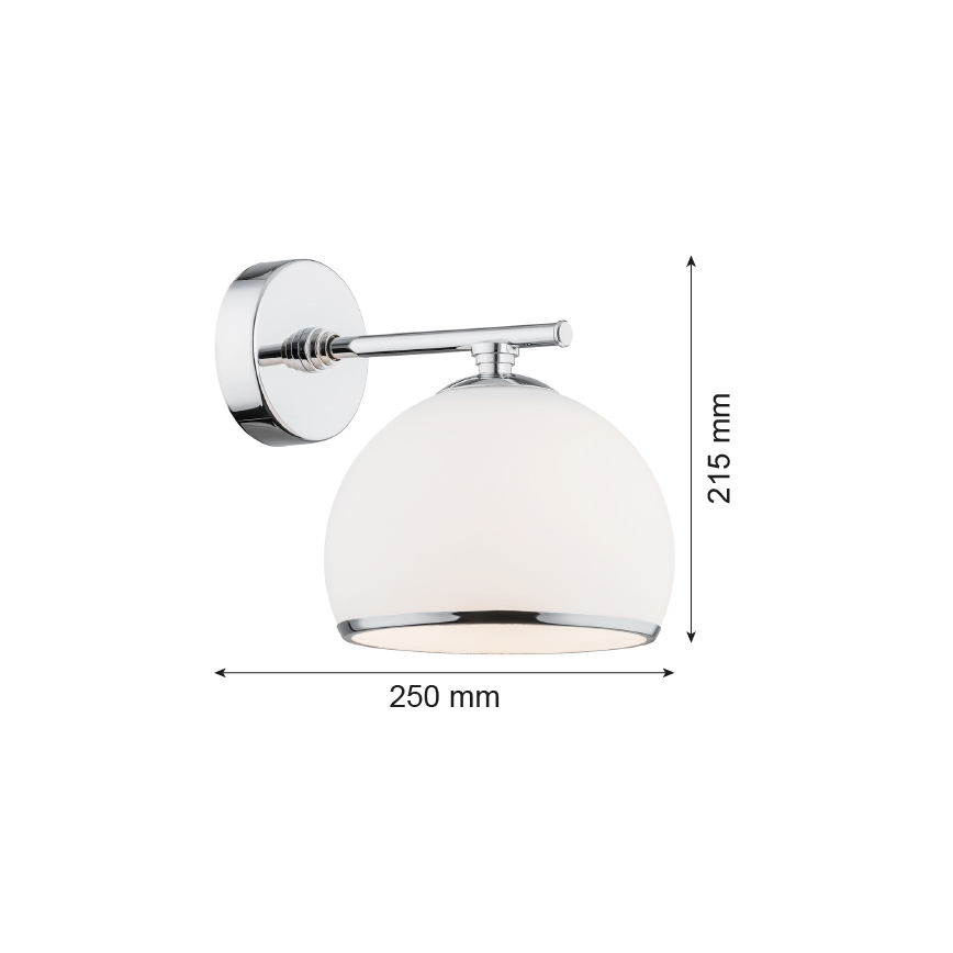 Argon 4254 - Zidna svjetiljka MARBELLA 1xE27/15W/230V sjajni krom