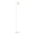 Argon 4258 - Podna lampa DORIA 1xE27/15W/230V bijela/mesing