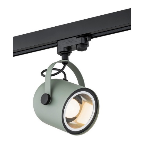 Argon 4310 - Reflektorska svjetiljka za tračni sustav NET 1xE27/15W/230V zelena