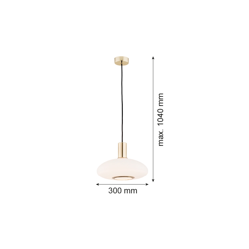 Argon 4358 - Luster na sajli SAGUNTO 1xE27/15W/230V pr. 30 cm mesing