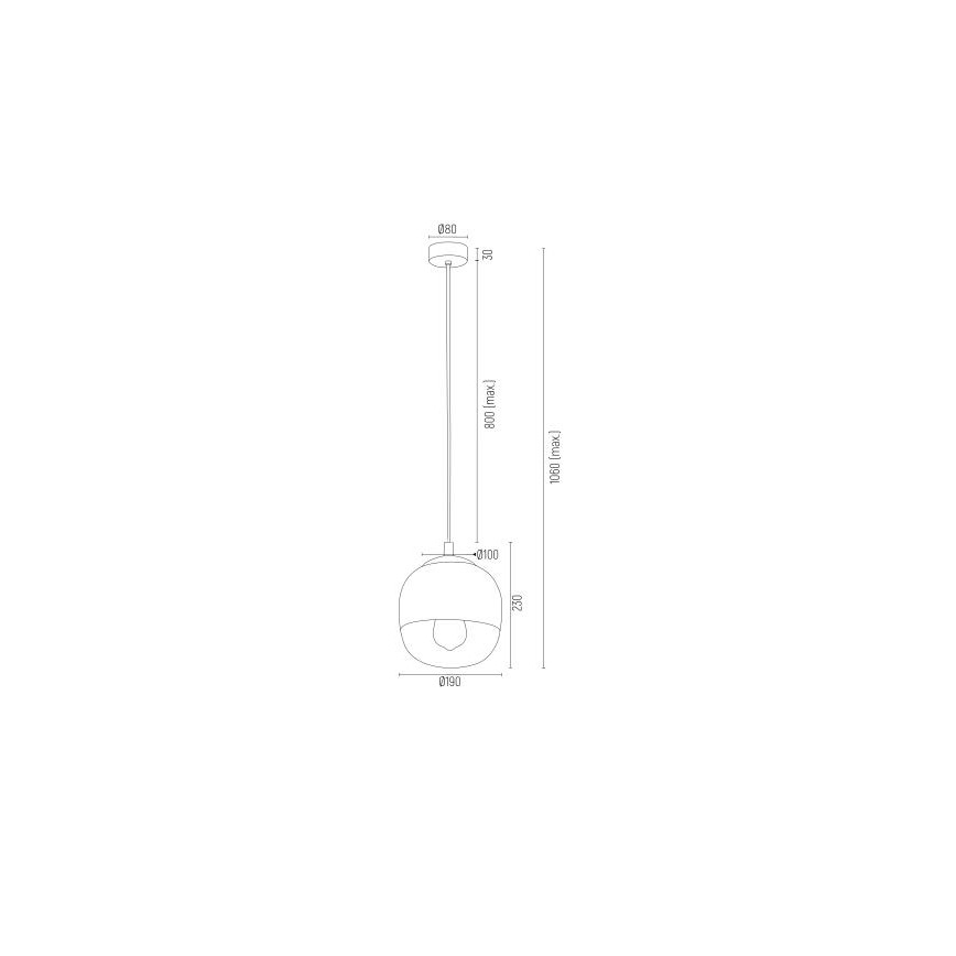 Argon 4676 - Luster na sajli BALTIMORE 1xE27/15W/230V sjajni krom
