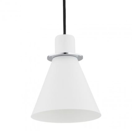 Argon 4681 - Luster na sajli BEVERLY 1xE27/15W/230V bijela/sjajni krom