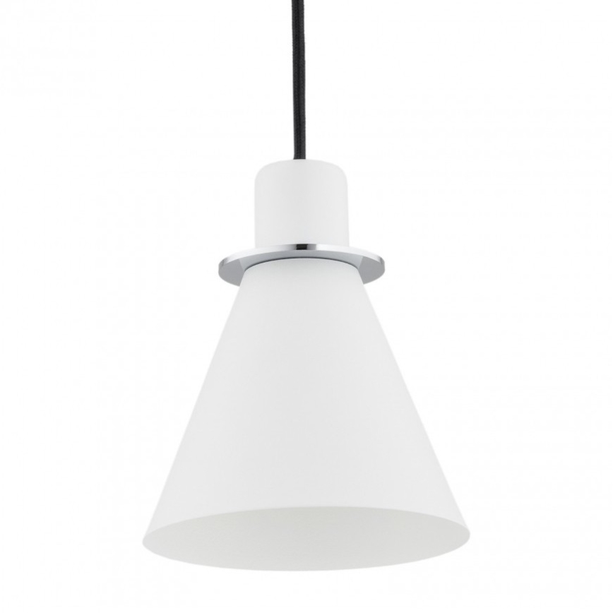 Argon 4681 - Luster na sajli BEVERLY 1xE27/15W/230V bijela/sjajni krom