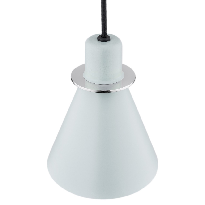 Argon 4683 - Luster na sajli BEVERLY 1xE27/15W/230V plava/sjajni krom