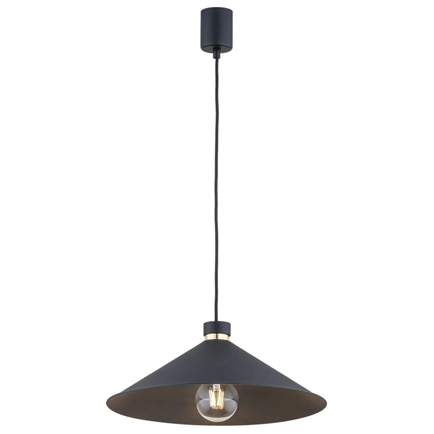 Argon 4695 - Luster na sajli NASHVILLE 1xE27/15W/230V crna
