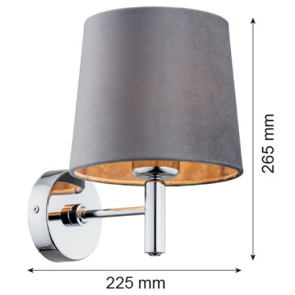 Argon 4725 - Zidna svjetiljka BOLZANO 1xE27/15W/230V