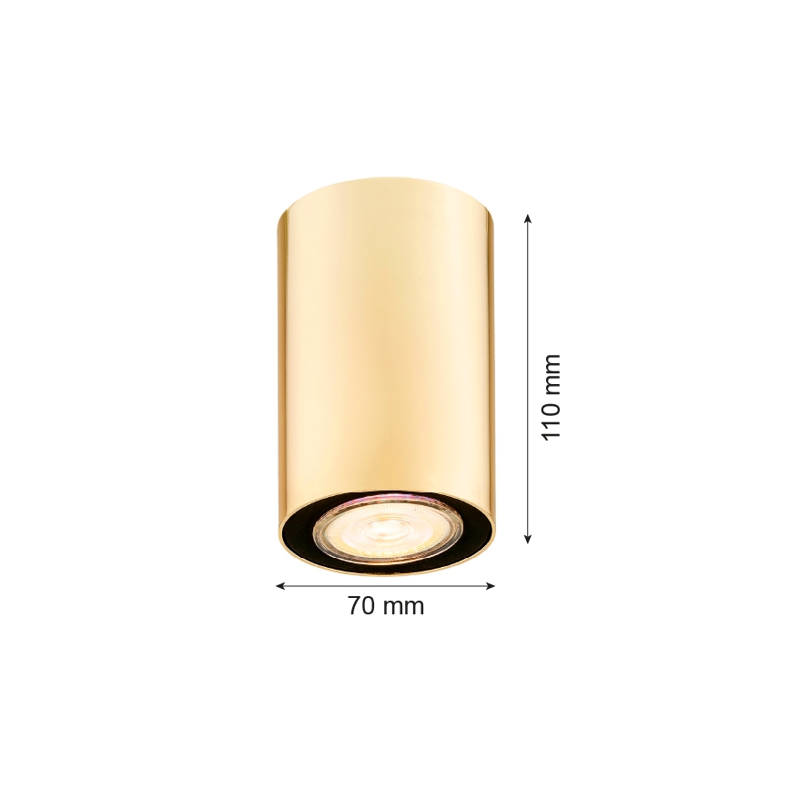 Argon 4759 - Stropna svjetiljka TYBER 1xGU10/5W/230V zlatna