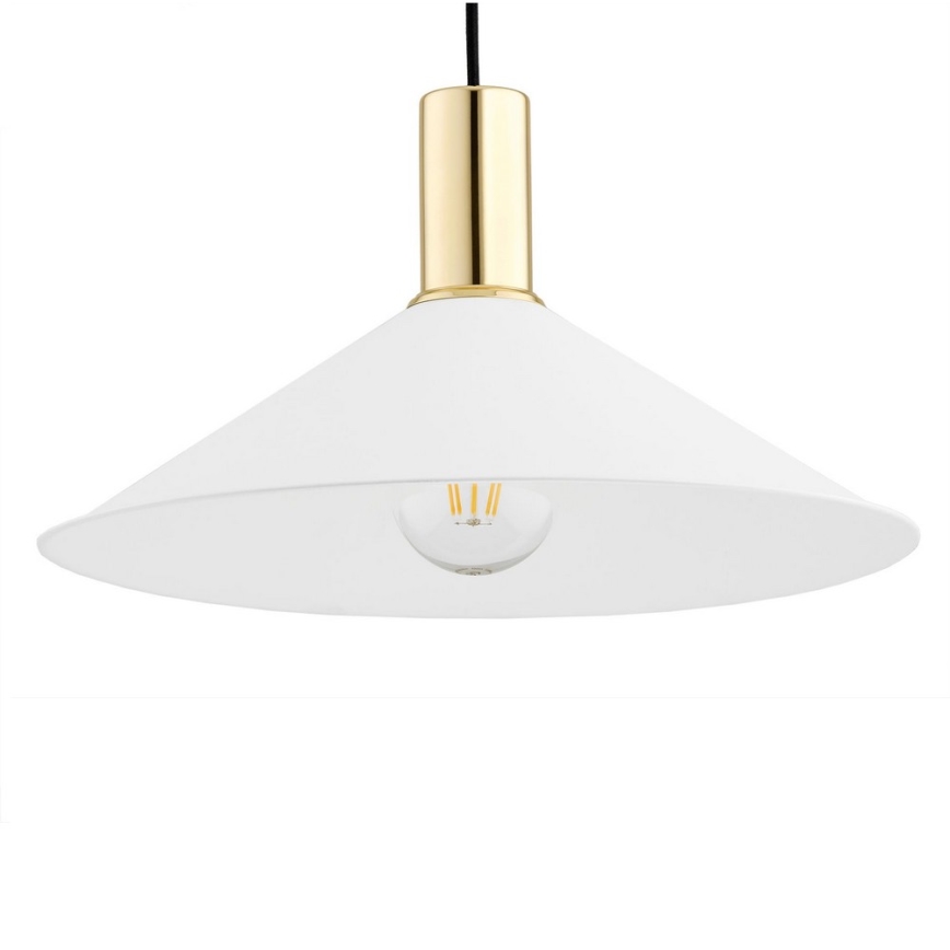 Argon 4911 - Luster na sajli MINORI 1xE27/15W/230V bijela/zlatna