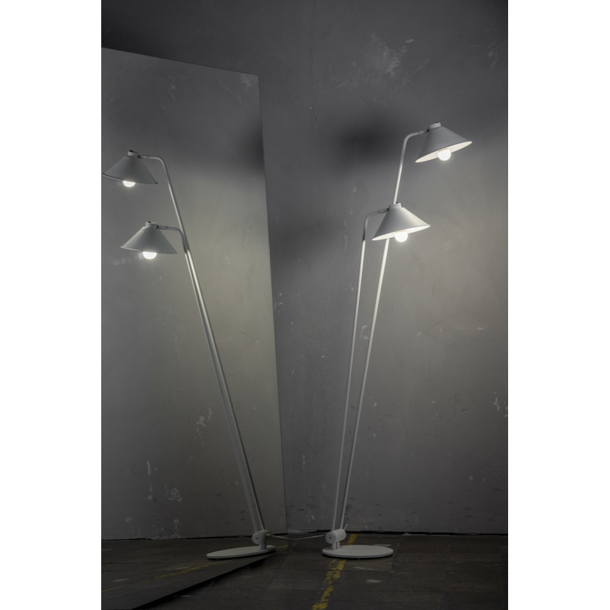 Argon 4997 - Podna lampa GABIAN 1xE27/15W/230V bijela