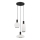 Argon 6323 - Luster na sajli SAGUNTO PLUS 3xE27/15W/230V crna