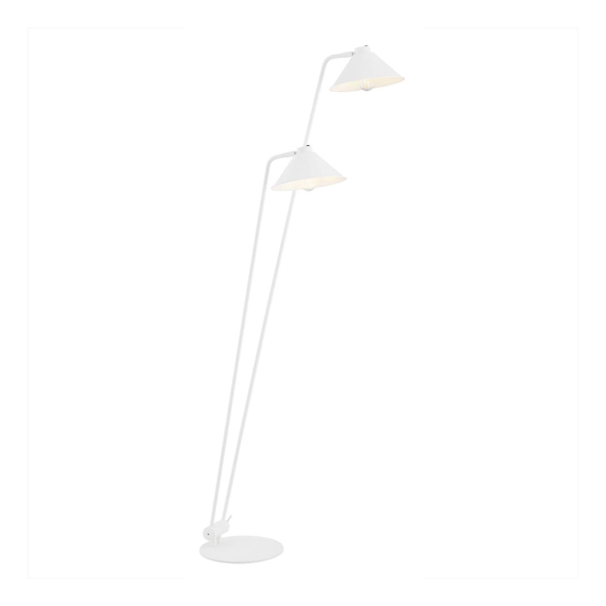 Argon 7074 - Podna lampa GABIAN 2xE27/15W/230V bijela