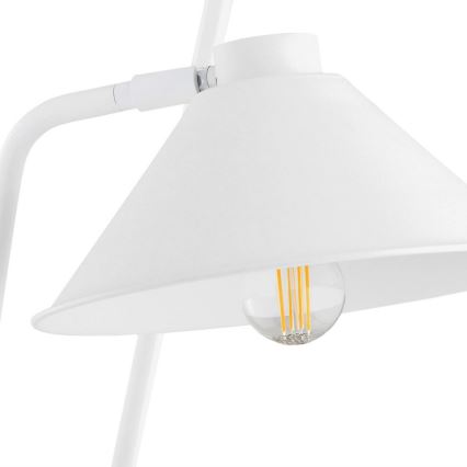 Argon 7074 - Podna lampa GABIAN 2xE27/15W/230V bijela