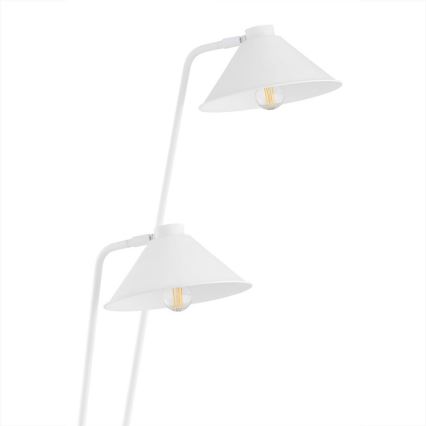 Argon 7074 - Podna lampa GABIAN 2xE27/15W/230V bijela