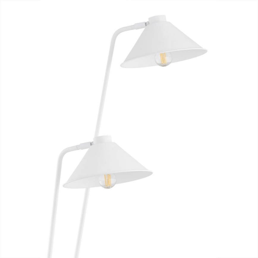 Argon 7074 - Podna lampa GABIAN 2xE27/15W/230V bijela