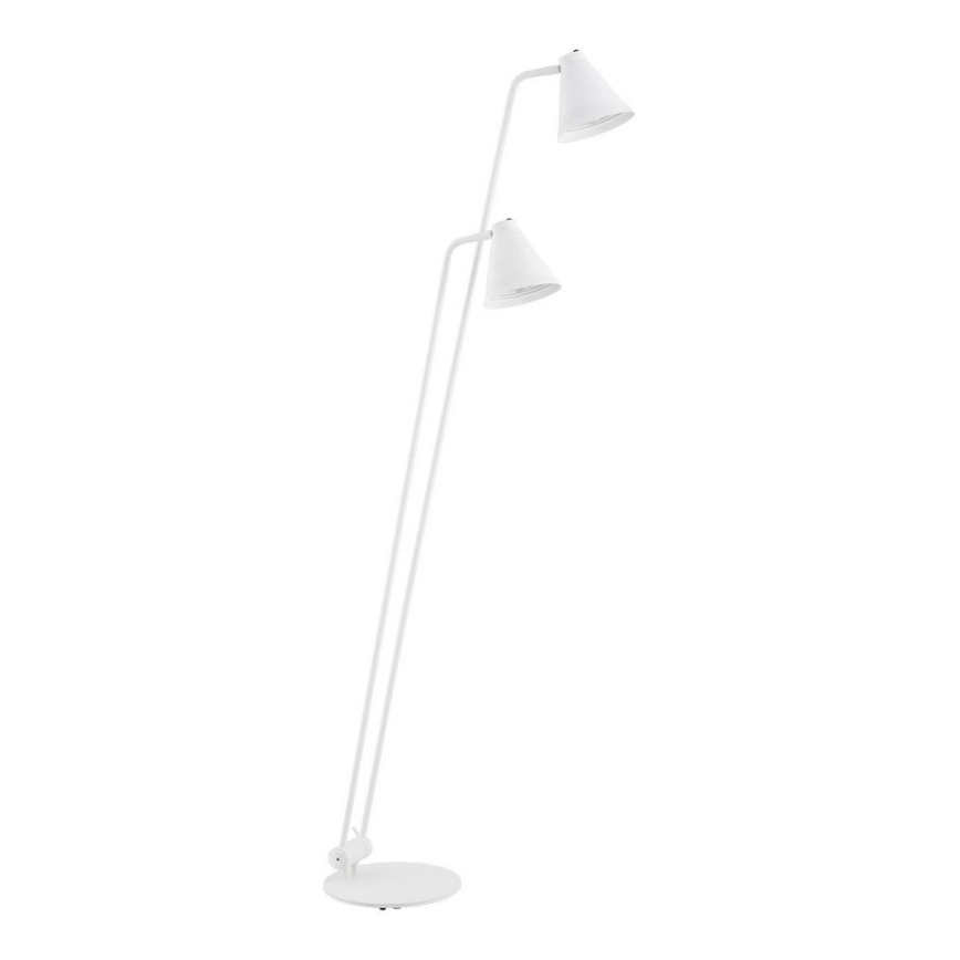 Argon 7076 - Podna lampa AVALONE 2xE27/15W/230V bijela