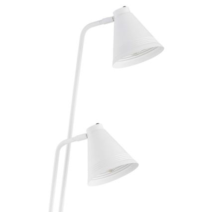 Argon 7076 - Podna lampa AVALONE 2xE27/15W/230V bijela