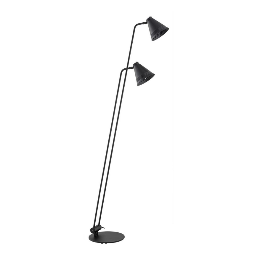 Argon 7077 - Podna lampa AVALONE 2xE27/15W/230V crna