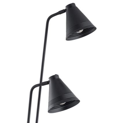 Argon 7077 - Podna lampa AVALONE 2xE27/15W/230V crna