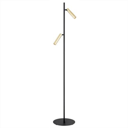 Argon 7083 - Podna lampa TORRE 2xG9/6W/230V crna/mesing