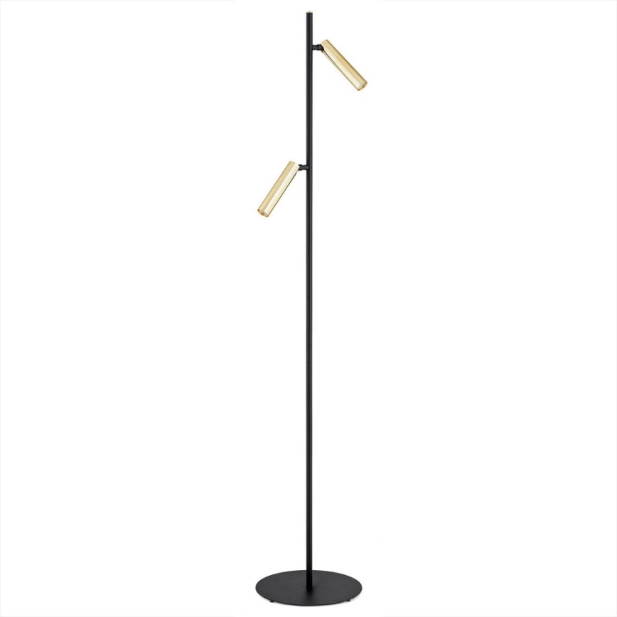 Argon 7083 - Podna lampa TORRE 2xG9/6W/230V crna/mesing