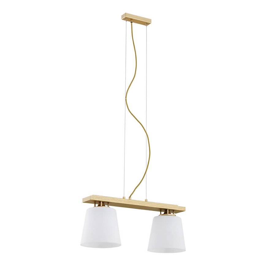 Argon 7151 - Luster na sajli ARDEN 2xE27/15W/230V zlatna