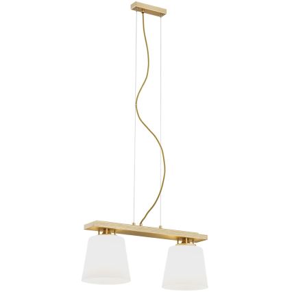 Argon 7151 - Luster na sajli ARDEN 2xE27/15W/230V zlatna