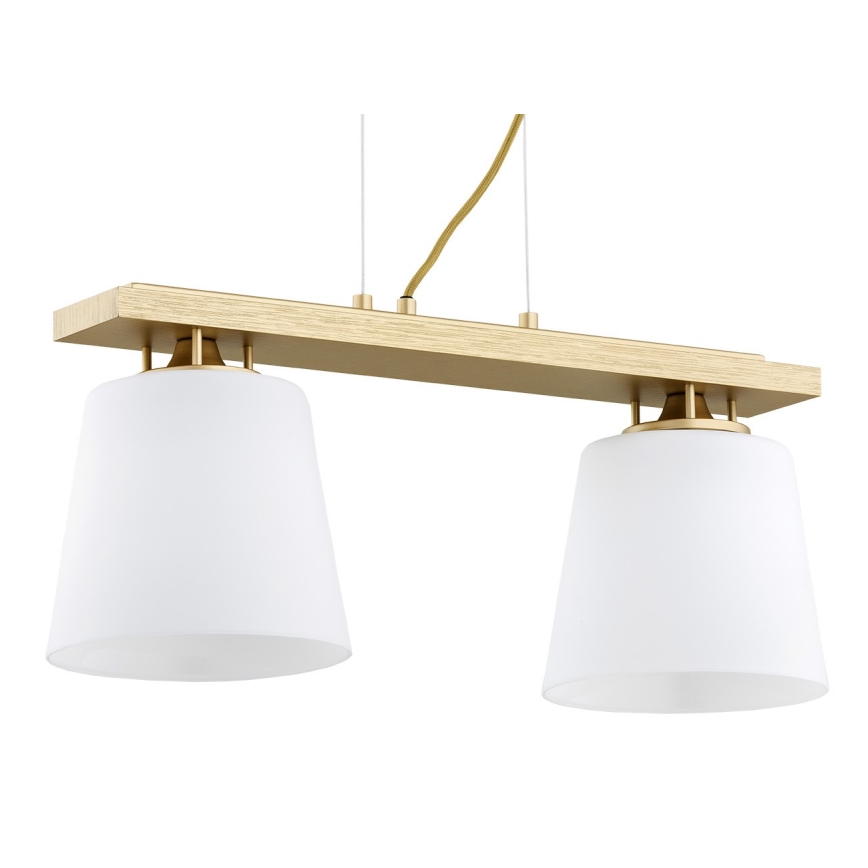 Argon 7151 - Luster na sajli ARDEN 2xE27/15W/230V zlatna