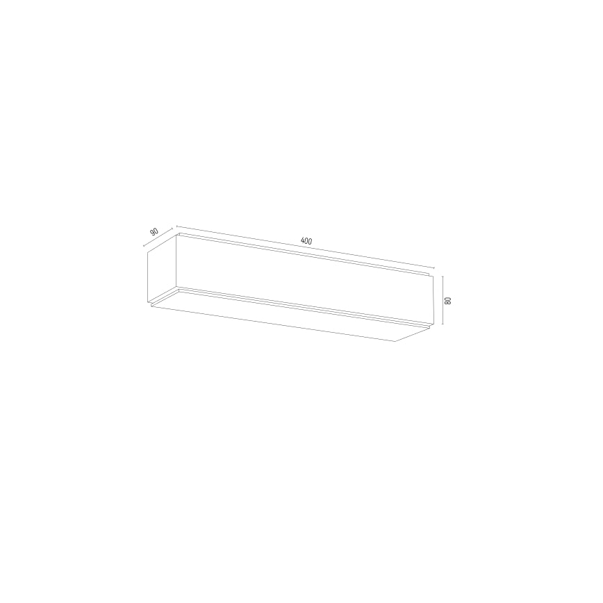 Argon 7182 - Zidna svjetiljka CARLSON 2xE27/15W/230V 40 cm crna
