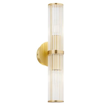 Argon 7203 - Zidna svjetiljka HAMPTON 2xE14/7W/230V zlatna