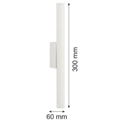 Argon 7223 - LED Zidna svjetiljka GRECO 2xLED/4,2W/230V 3000K bijela