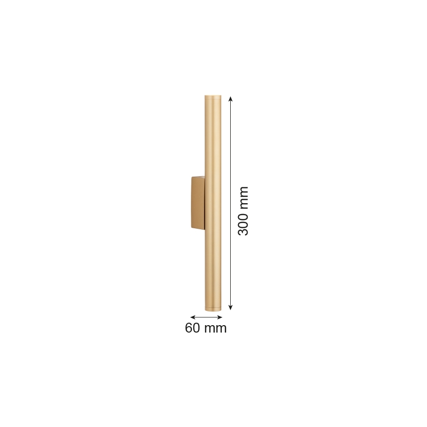 Argon 7224 - LED Zidna svjetiljka GRECO 2xLED/4,2W/230V 3000K zlatna