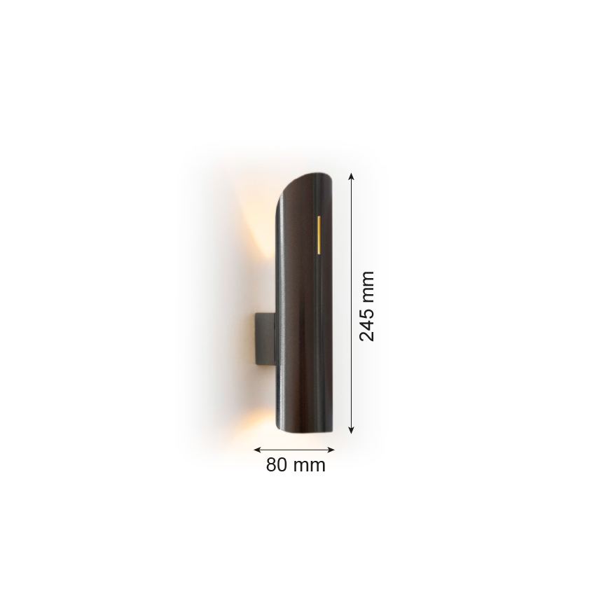 Argon 7232 - Zidna svjetiljka AKRON PLUS 2xG9/6W/230V