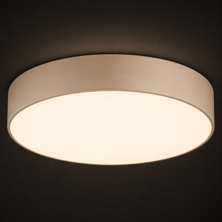 Argon 7296 - Stropna svjetiljka DARLINGOS 2xE27/15W/230V promjer 25 cm bež