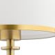 Argon 8029 - Stolna lampa ABBANO 1xE27/15W/230V mesing/bijela