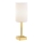 Argon 8030 - Stolna lampa ABRUZZO 1xE14/7W/230V mesing/bijela