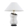 Argon 8036 - Stolna lampa VENETO 1xE27/15W/230V bijela/mesing/crna