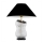 Argon 8037 - Stolna lampa VENETO 1xE27/15W/230V crna/mesing