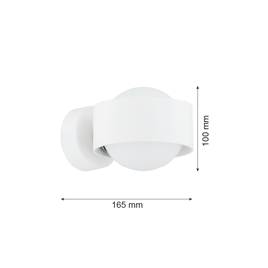 Argon 8057 - Zidna svjetiljka MASSIMO PLUS 1xG9/6W/230V bijela