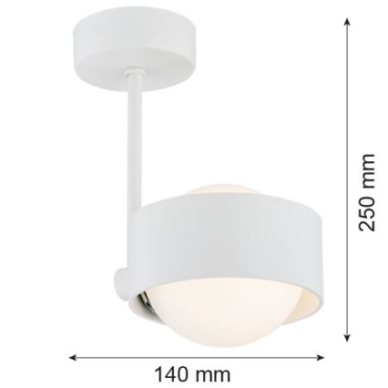 Argon 8058 - Viseći luster MASSIMO PLUS 1xG9/6W/230V bijela
