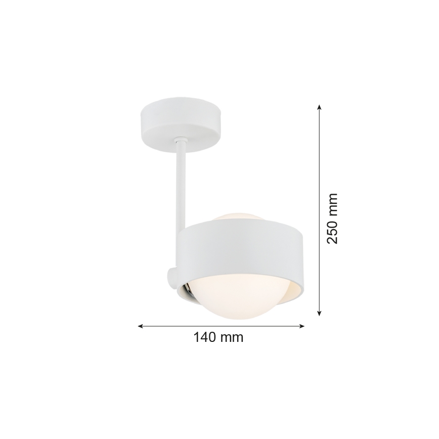 Argon 8058 - Viseći luster MASSIMO PLUS 1xG9/6W/230V bijela