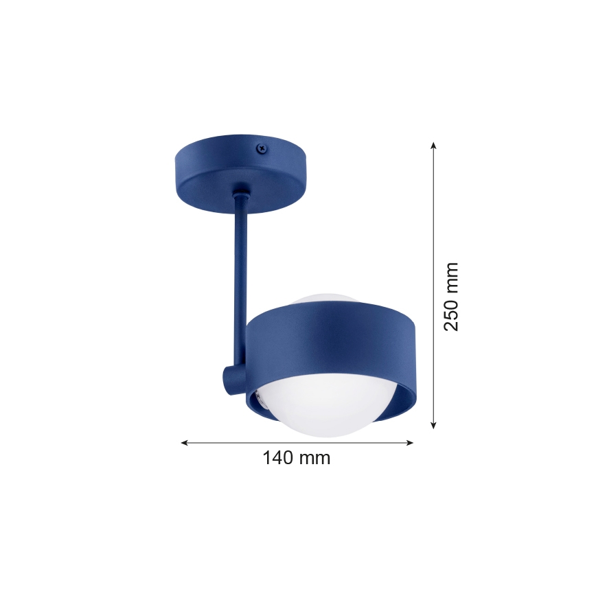 Argon 8062 - Viseći luster MASSIMO PLUS 1xG9/6W/230V plava