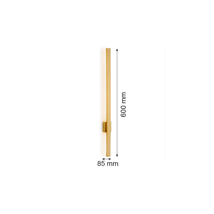 Argon 8063 - LED Zidna svjetiljka ASSE LED/6W/230V zlatna