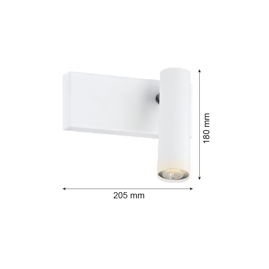 Argon 8064 - Zidna točkasta svjetiljka ETNA 1xG9/6W/230V bijela
