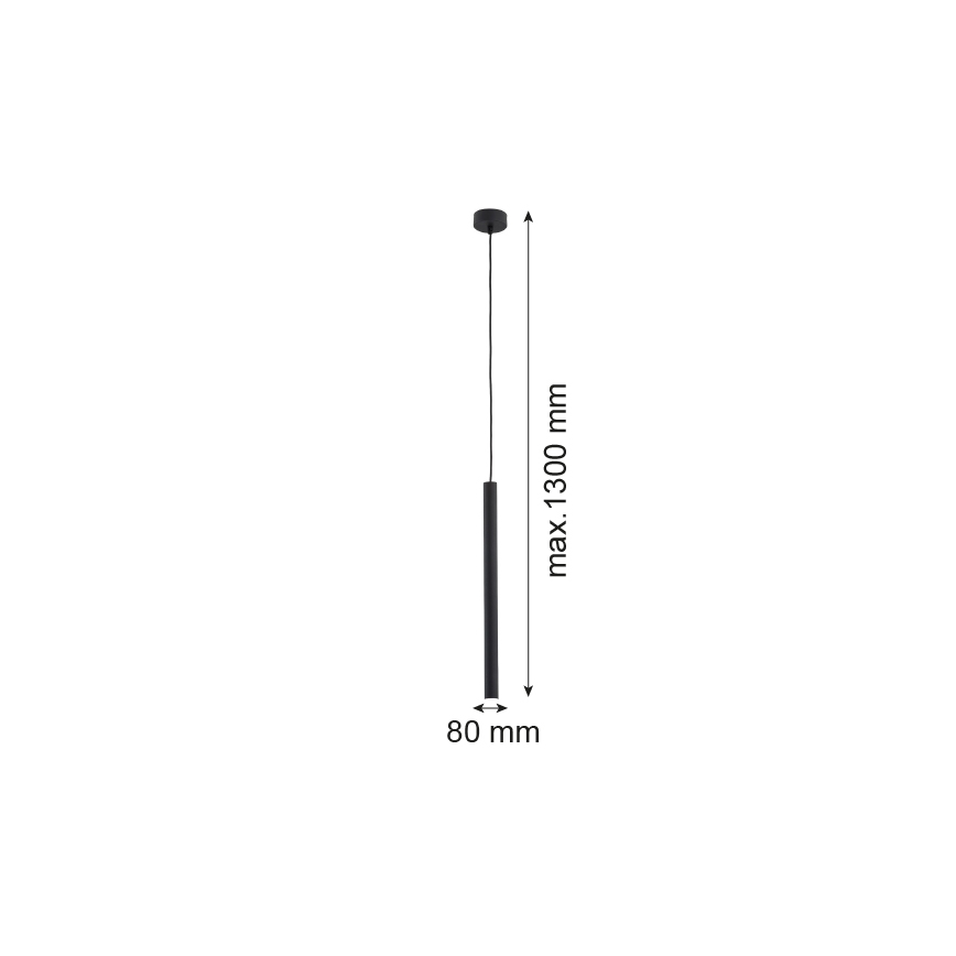 Argon 8067 - Luster na sajli ETNA 1xG9/6W/230V crna
